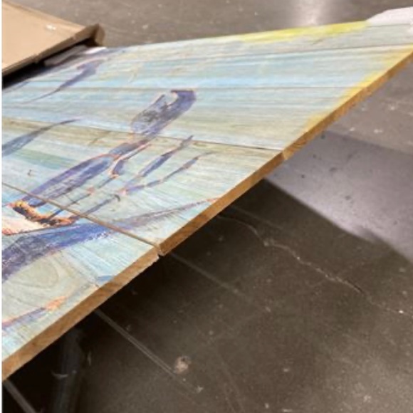 Designart 'Blue Coastal crab Battle Wall Decor - Picture 5 of 6